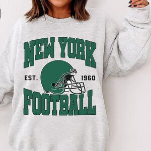 New York Football Style Crewneck Sweatshirt 17